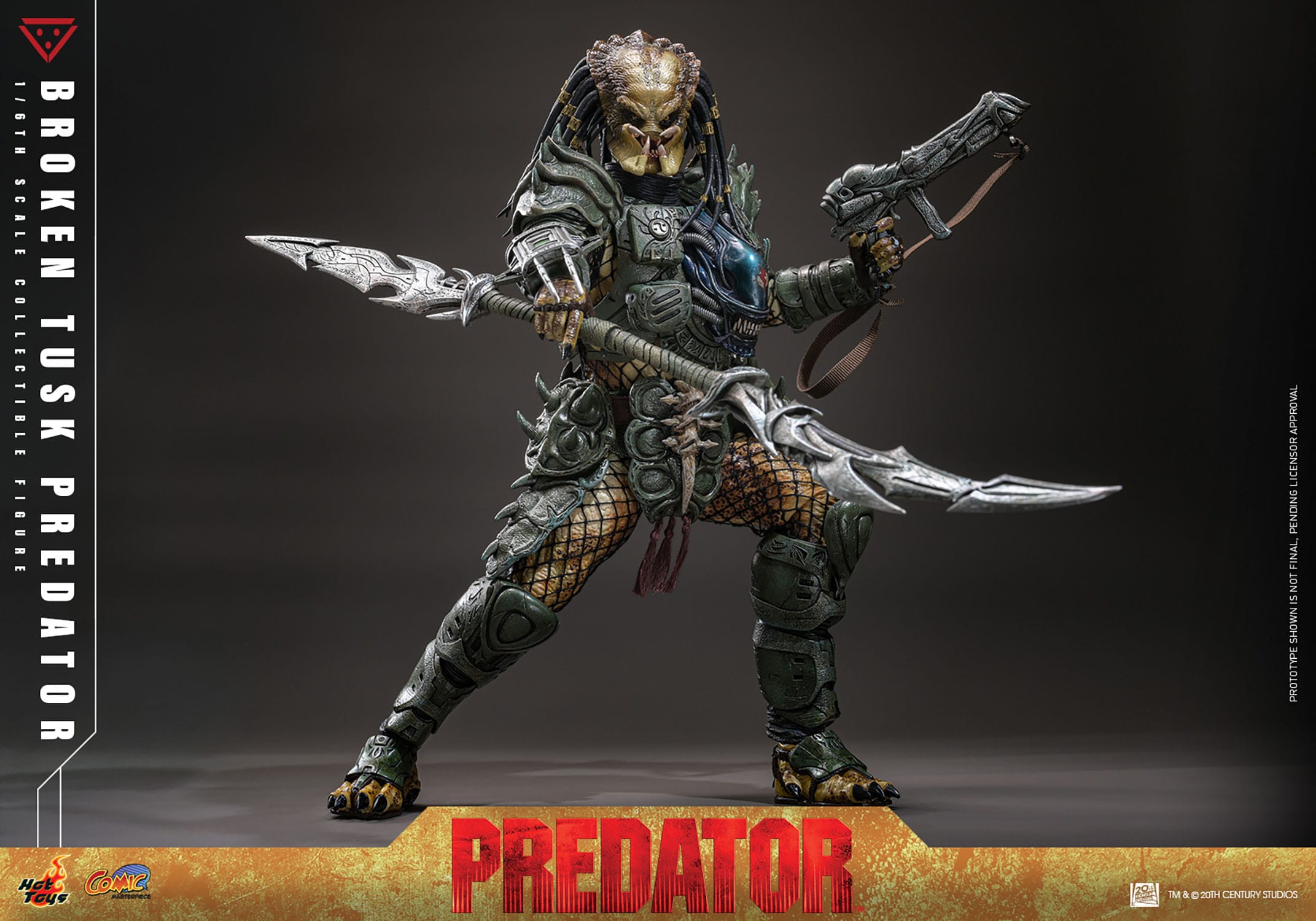 Hot Toys Predator: Broken Tusk Predator: 1/6th — Official Stockist