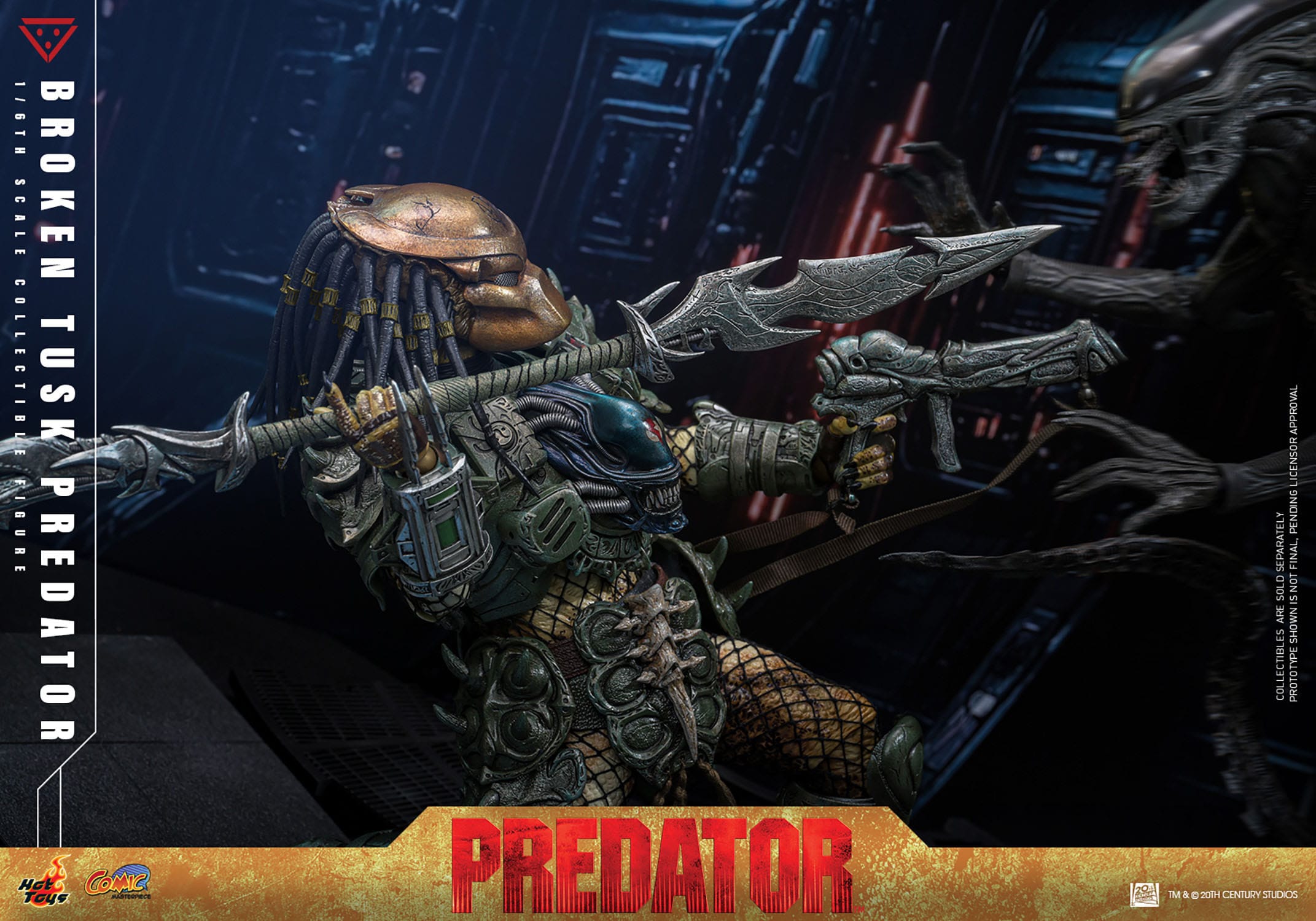 Hot Toys Predator: Broken Tusk Predator: 1/6th — Official Stockist