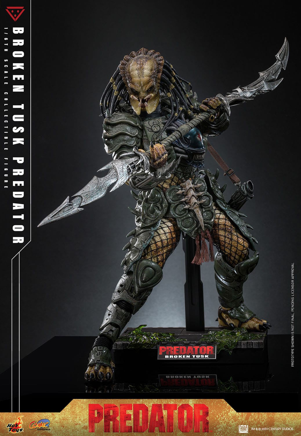 Predator: Broken Tusk Predator: 1/6th - Hot Toys Action Figures