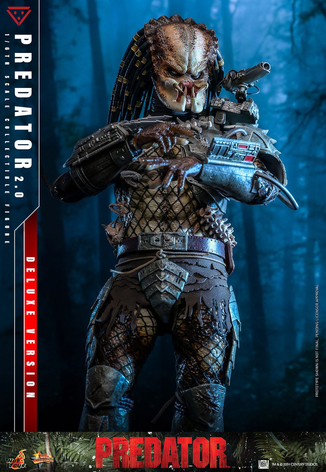 Predator: Predator 2.0: Deluxe: 1/6th - Hot Toys Action Figures