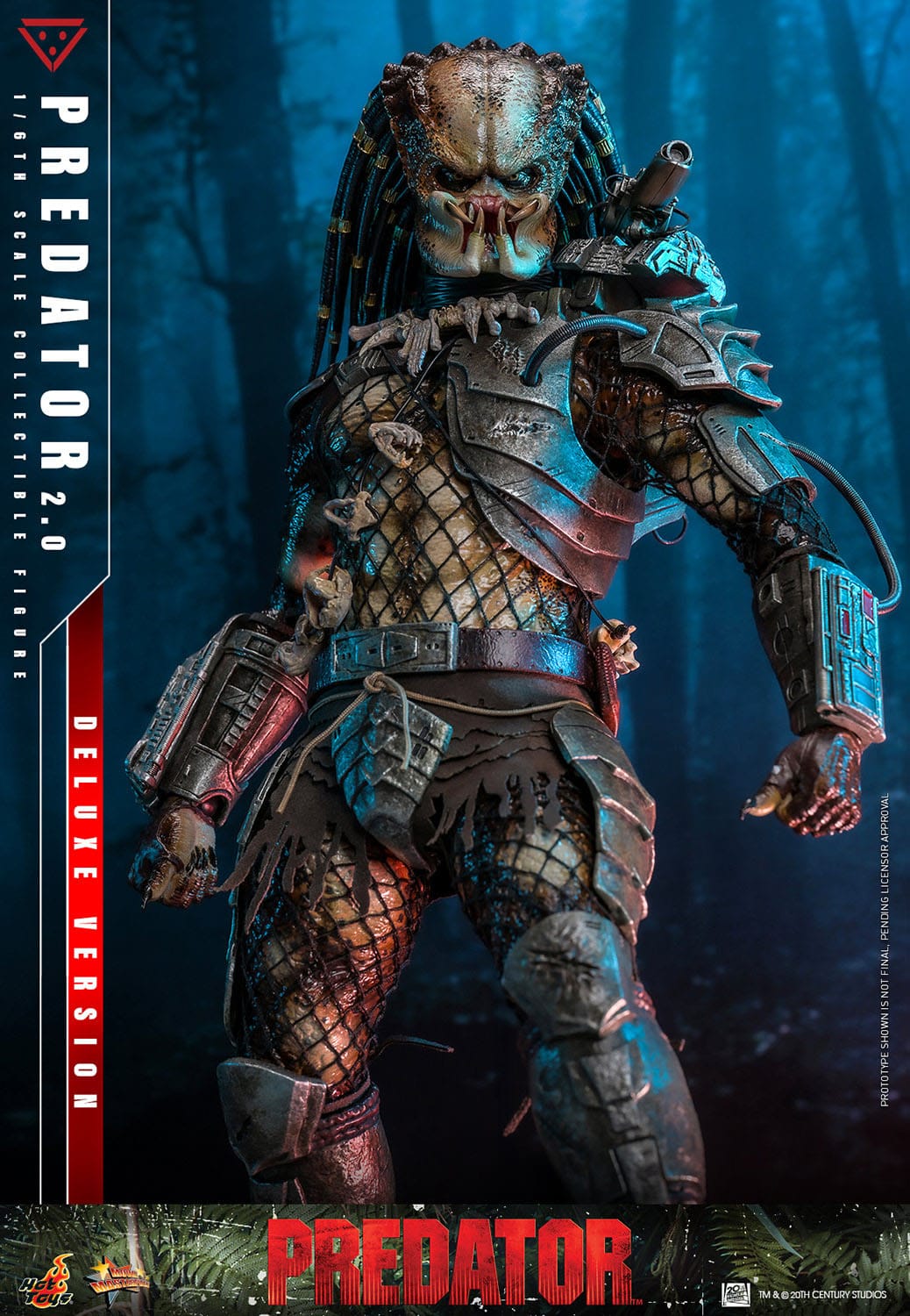 Predator: Predator 2.0: Deluxe: 1/6th - Hot Toys Action Figures