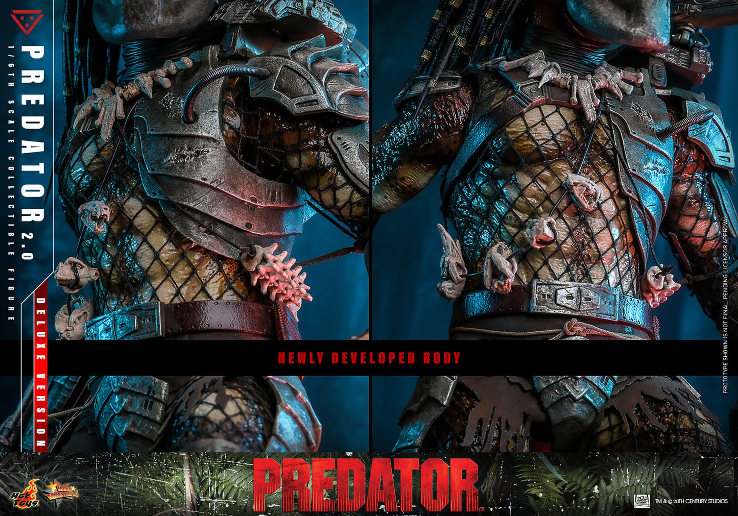 Predator: Predator 2.0: Deluxe: 1/6th - Hot Toys Action Figures