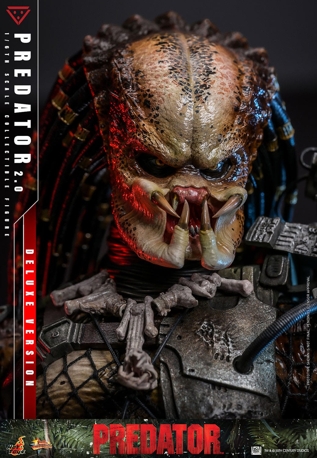 Predator: Predator 2.0: Deluxe: 1/6th - Hot Toys Action Figures