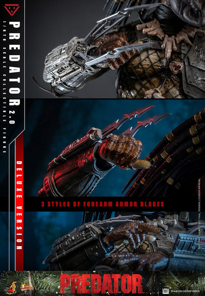 Predator: Predator 2.0: Deluxe: 1/6th - Hot Toys Action Figures