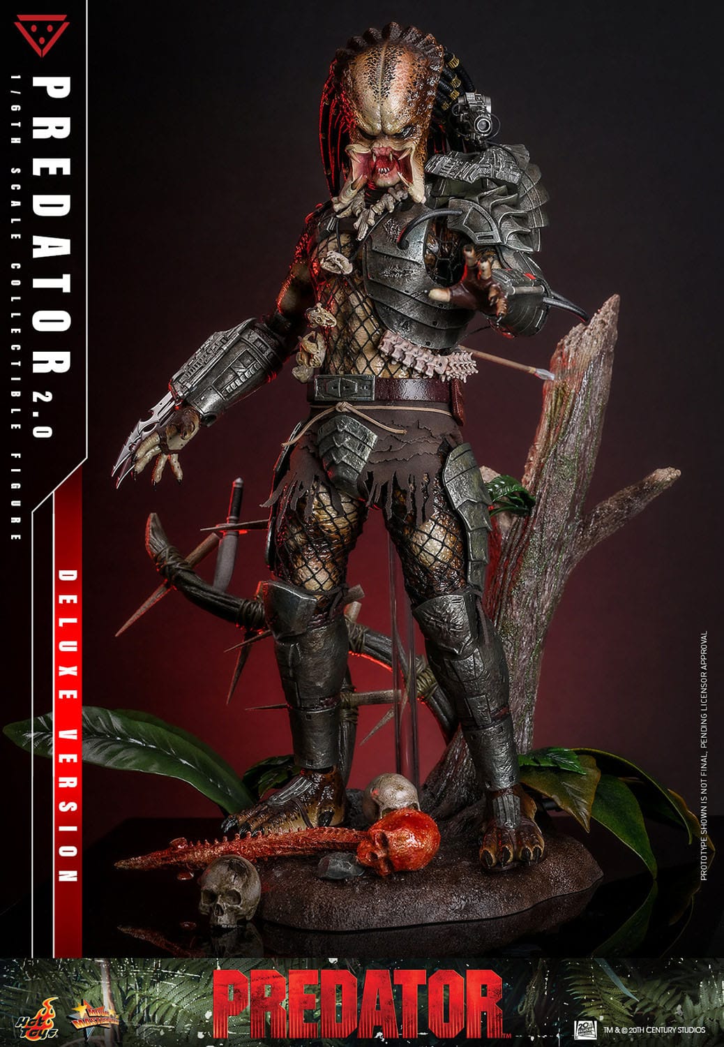 Predator: Predator 2.0: Deluxe: 1/6th - Hot Toys Action Figures