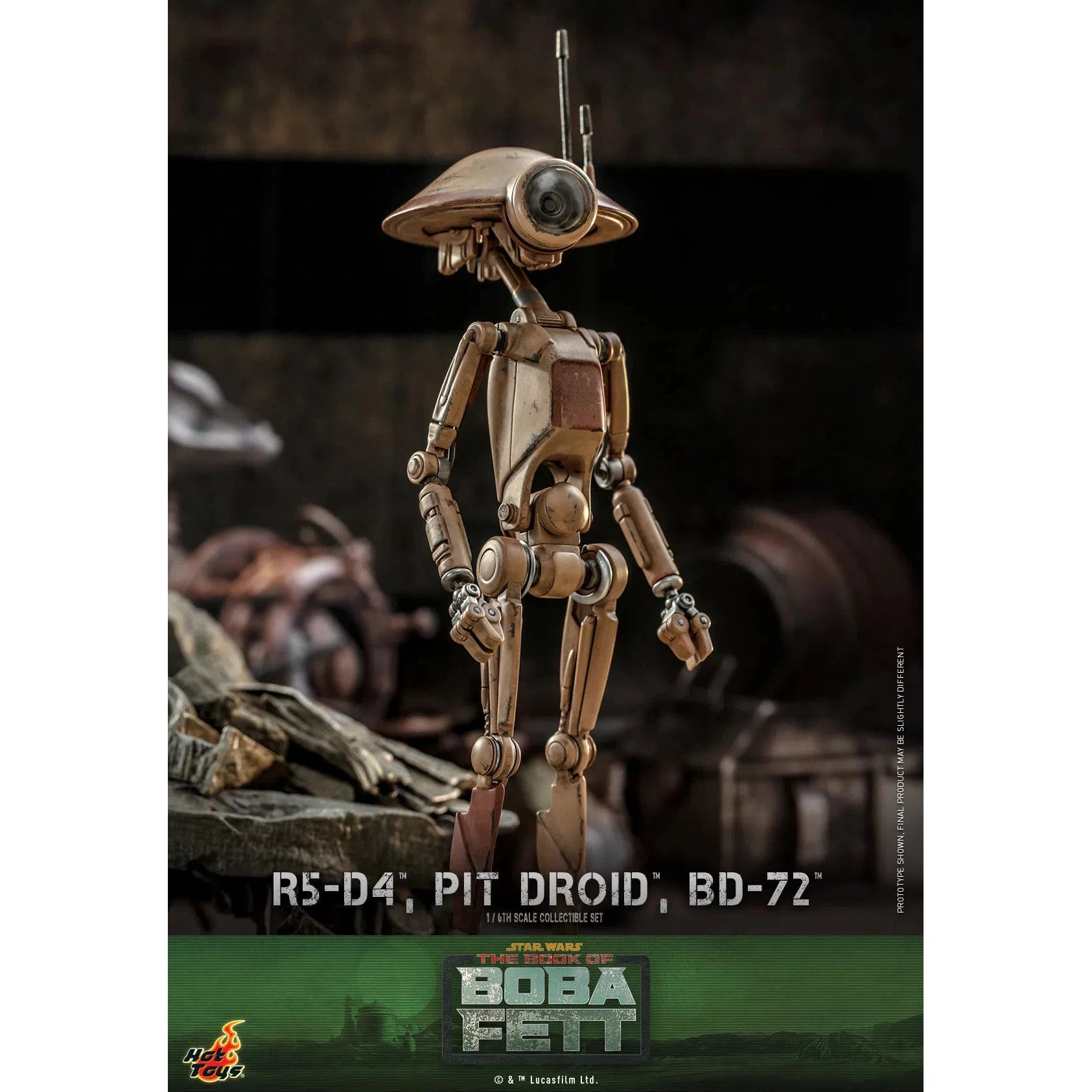 R5-D4, Pit Droid & BD-72: Star Wars: The Book Of Boba Fett Hot Toys