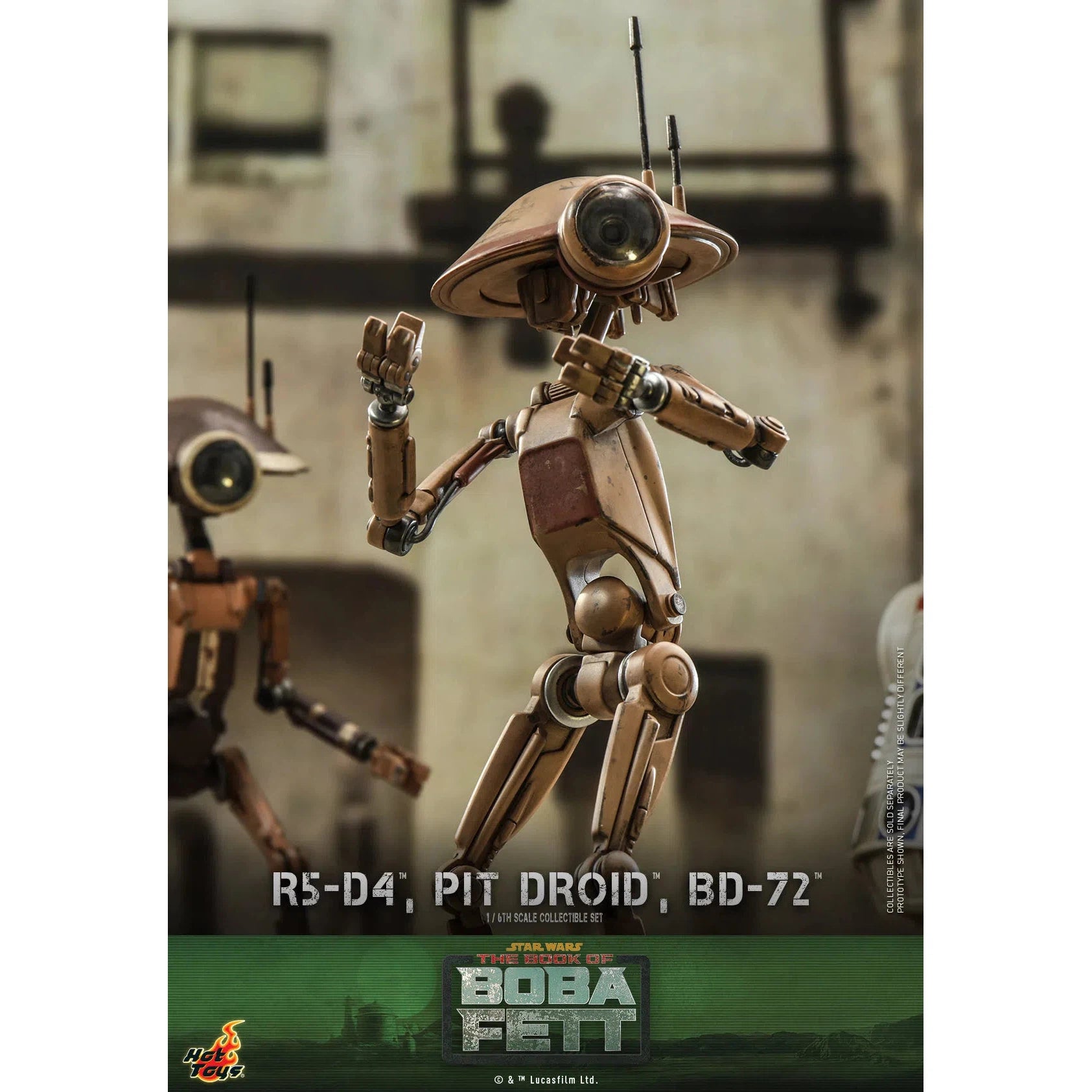 R5-D4, Pit Droid & BD-72: Star Wars: The Book Of Boba Fett Hot Toys