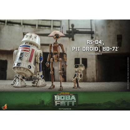 R5-D4, Pit Droid & BD-72: Star Wars: The Book Of Boba Fett - Hot Toys Action Figure