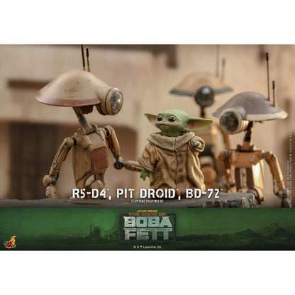 R5-D4, Pit Droid & BD-72: Star Wars: The Book Of Boba Fett - Hot Toys Action Figure