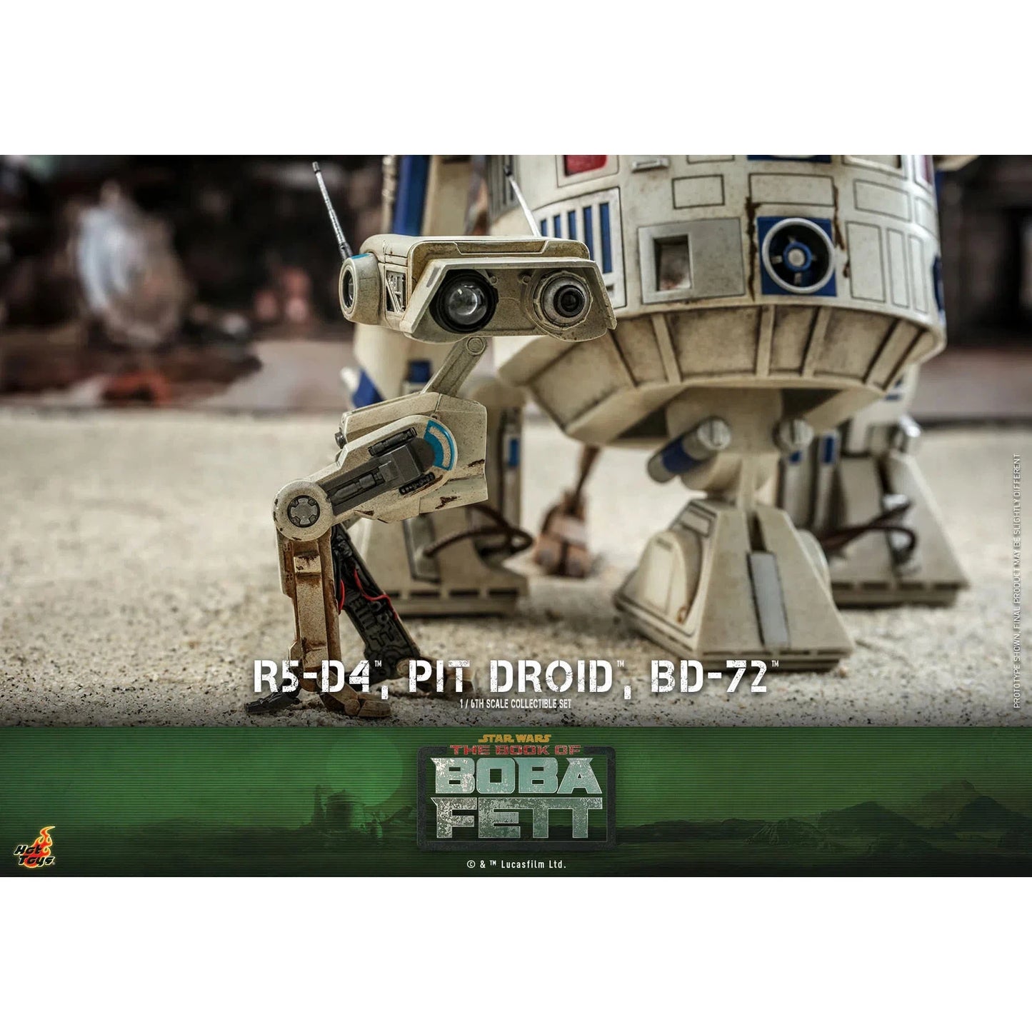 R5-D4, Pit Droid & BD-72: Star Wars: The Book Of Boba Fett Hot Toys
