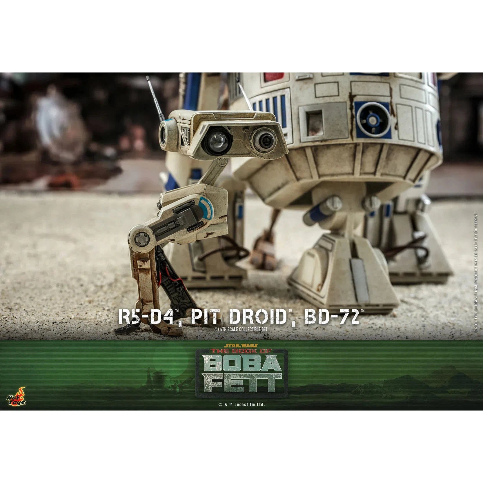R5-D4, Pit Droid & BD-72: Star Wars: The Book Of Boba Fett Hot Toys