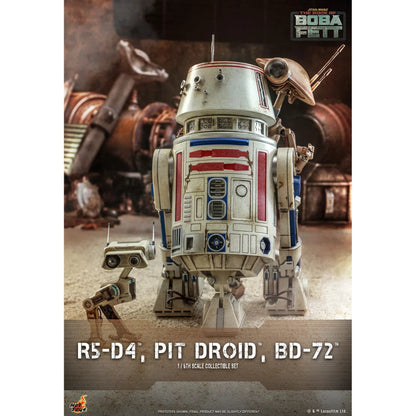 R5-D4, Pit Droid & BD-72: Star Wars: The Book Of Boba Fett - Hot Toys Action Figure