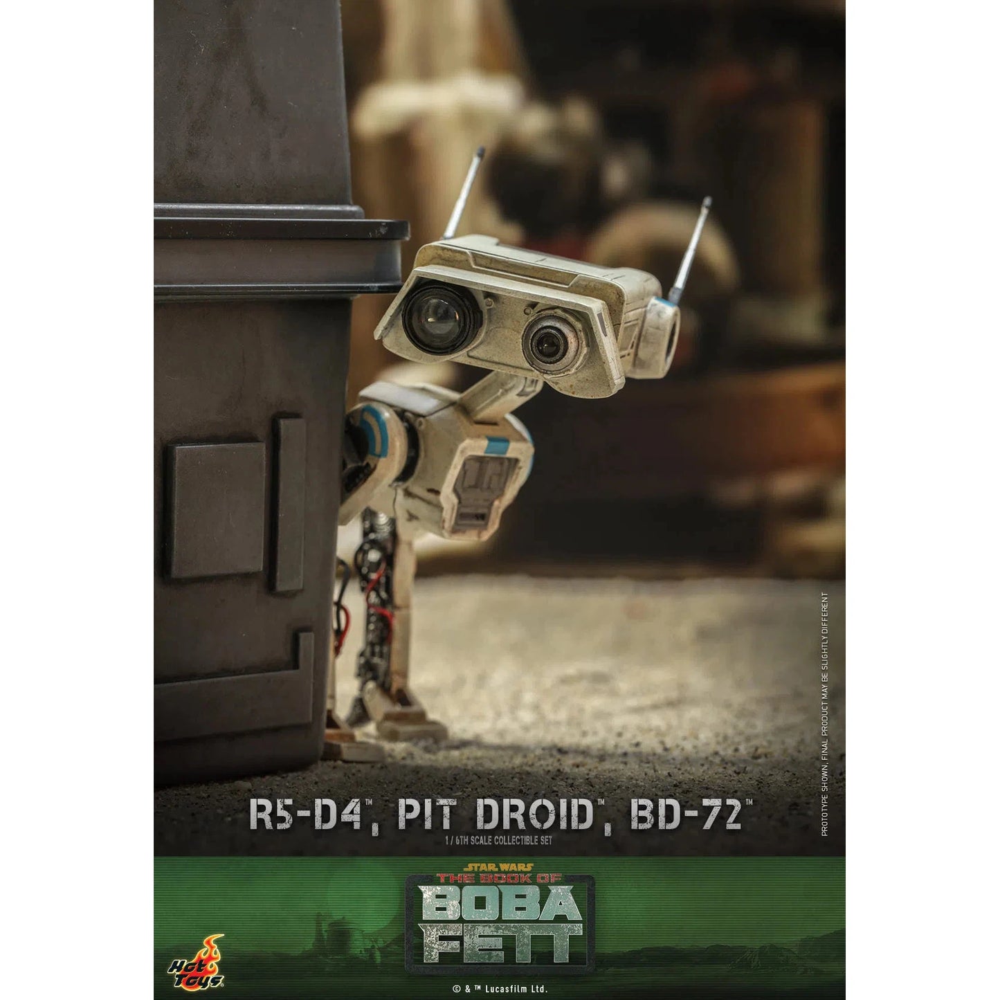 R5-D4, Pit Droid & BD-72: Star Wars: The Book Of Boba Fett Hot Toys
