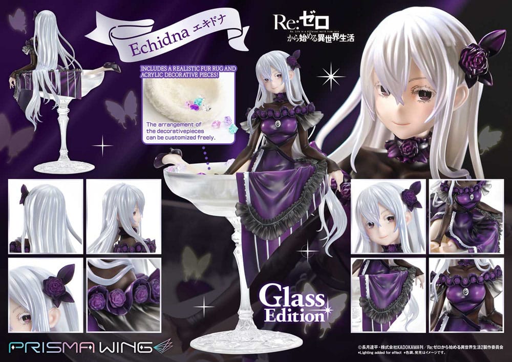 Re:ZERO Starting Life in Another World Prisma Wing PVC Statue 1/7 Echidna Glass Edition 24 cm - Prime 1 Studio Statues