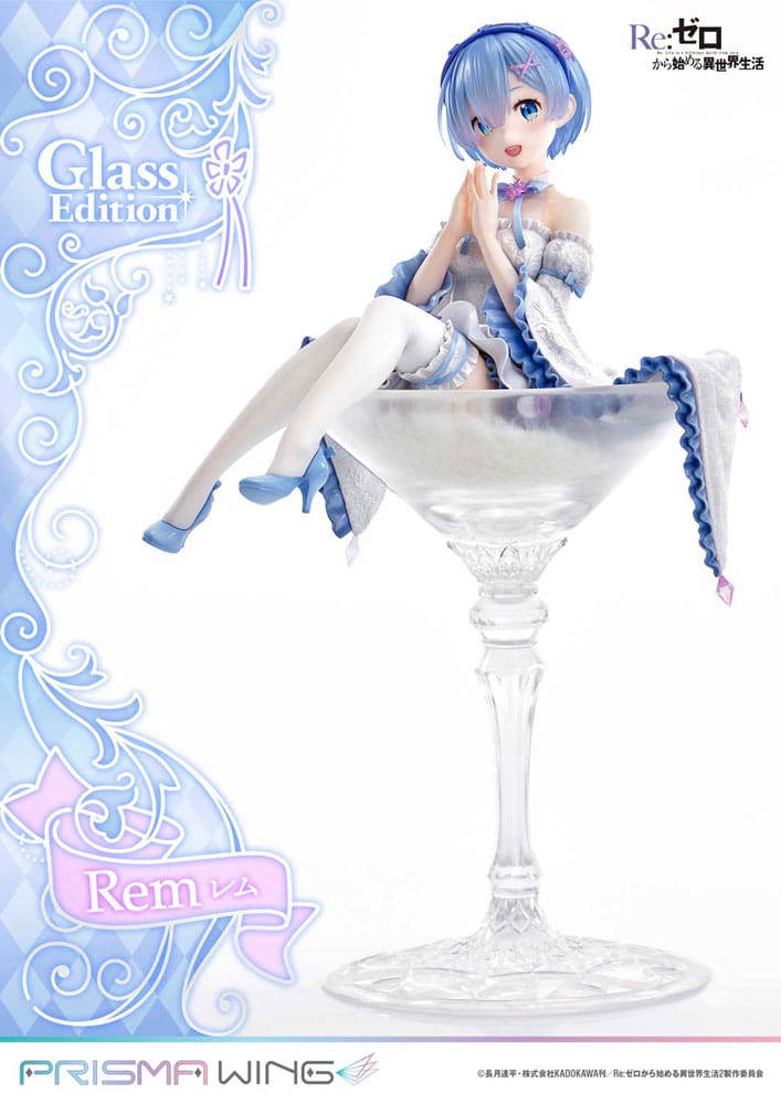 Re:Zero - Starting Life in Another World Prisma Wing PVC Statue 1/7 Rem Glass Edition 23 cm - Prime 1 Studio Statues