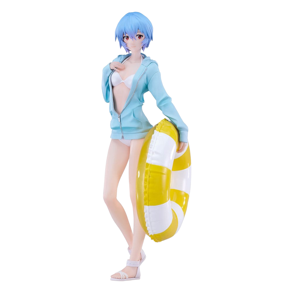 Rebuild of Evangelion Pop Up Parade L PVC Statue Beach Queens: Rei Ayanami 22 cm - Good Smile Company Statue