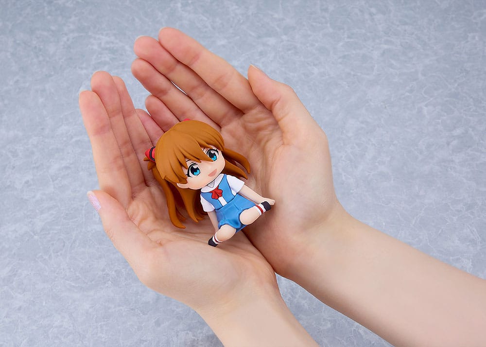 Rebuild of Evangelion Rubber Mascot Nendroid Plus Mini Figure Asuka Shikinami Langley 8 cm - Good Smile Company Mini-figures