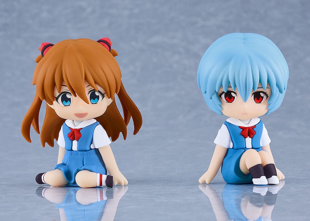 Rebuild of Evangelion Rubber Mascot Nendroid Plus Mini Figure Rei Ayanami 8 cm - Good Smile Company Mini-figures