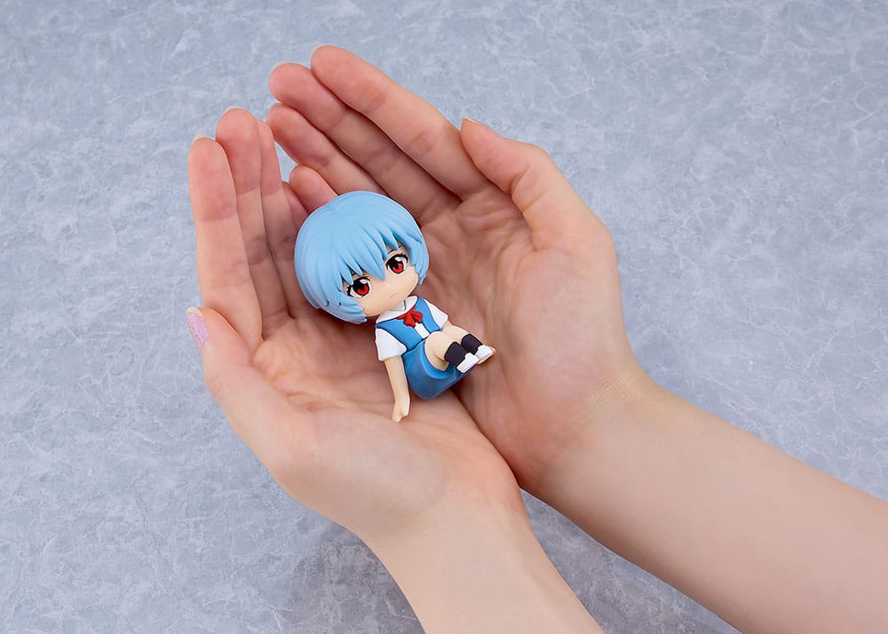 Rebuild of Evangelion Rubber Mascot Nendroid Plus Mini Figure Rei Ayanami 8 cm - Good Smile Company Mini-figures