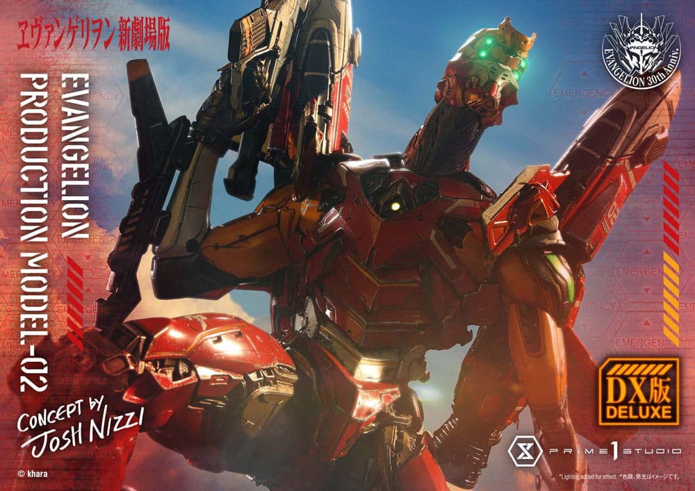 Rebuild of Evangelion Ultimate Diorama Masterline Series Statue Evangelion Production Model-02 (Concept By Josh Nizzi) Deluxe Version 73 cm - Prime 1 Studio Statues