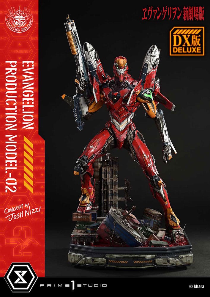Rebuild of Evangelion Ultimate Diorama Masterline Series Statue Evangelion Production Model-02 (Concept By Josh Nizzi) Deluxe Version 73 cm - Prime 1 Studio Statues