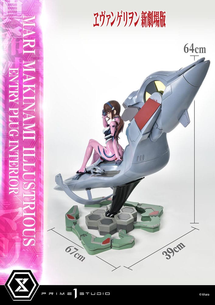 Rebuild of Evangelion Ultimate Premium Masterline Series Statue 1/4 Mari Makinami Illustrious Normal Ver. 64 cm - Prime 1 Studio Statues