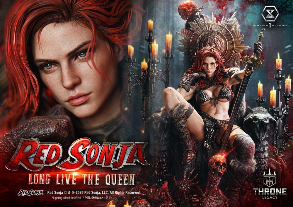 Red Sonja Long Live the Queen: Red Sonja: Throne Legacy: 1/3 Scale Statue - Prime 1 Studio Statue
