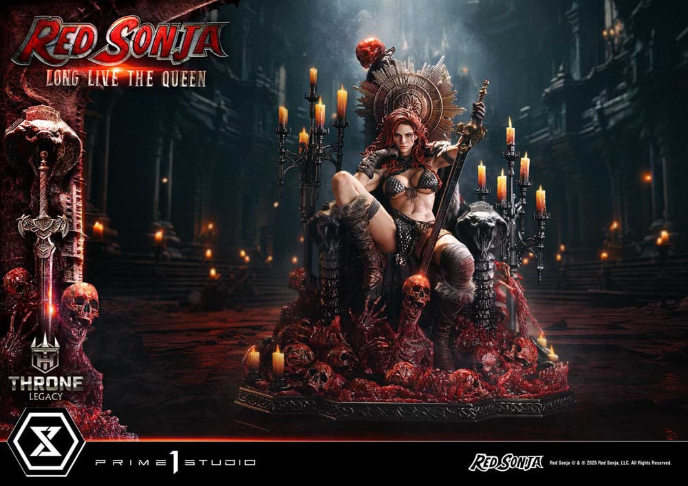 Red Sonja Long Live the Queen: Red Sonja: Throne Legacy: 1/3 Scale Statue - Prime 1 Studio Statue