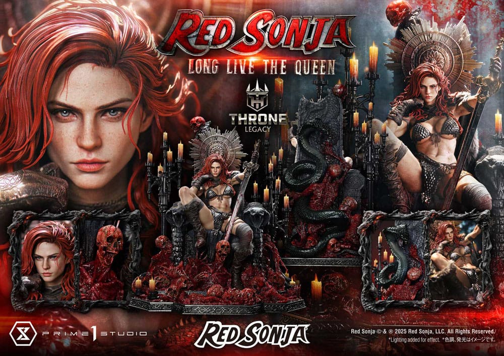 Red Sonja Long Live the Queen: Red Sonja: Throne Legacy: 1/3 Scale Statue - Prime 1 Studio Statue