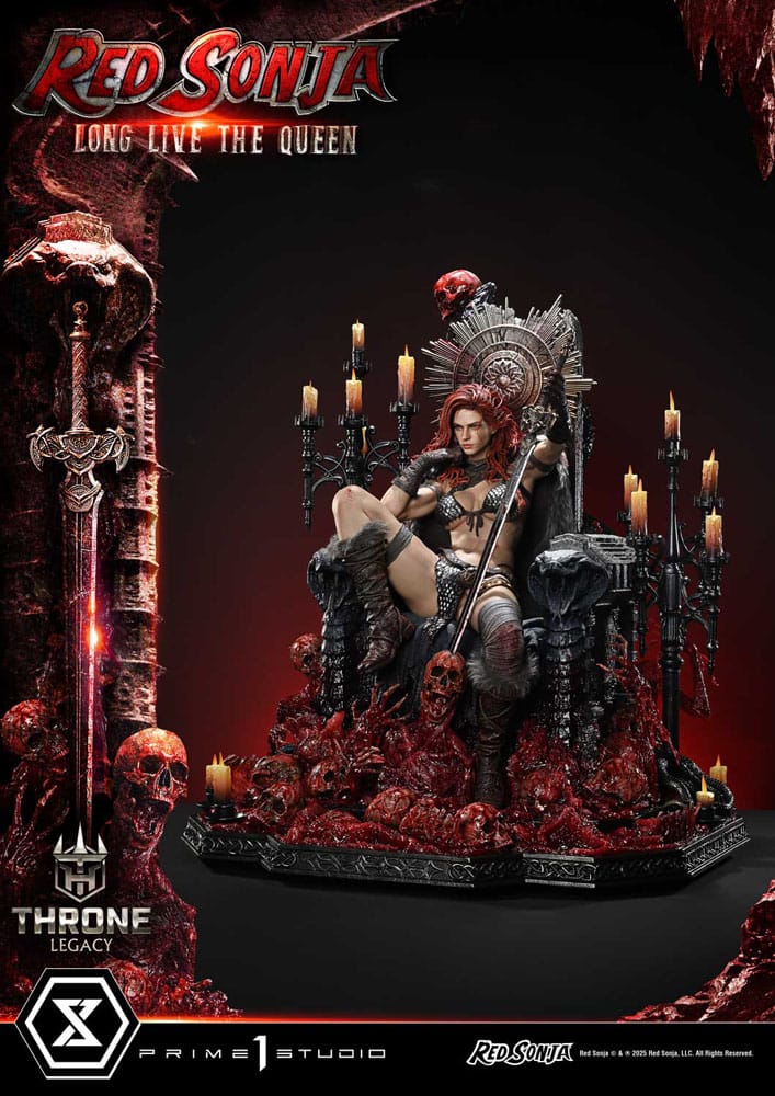 Red Sonja Long Live the Queen: Red Sonja: Throne Legacy: 1/3 Scale Statue - Prime 1 Studio Statue