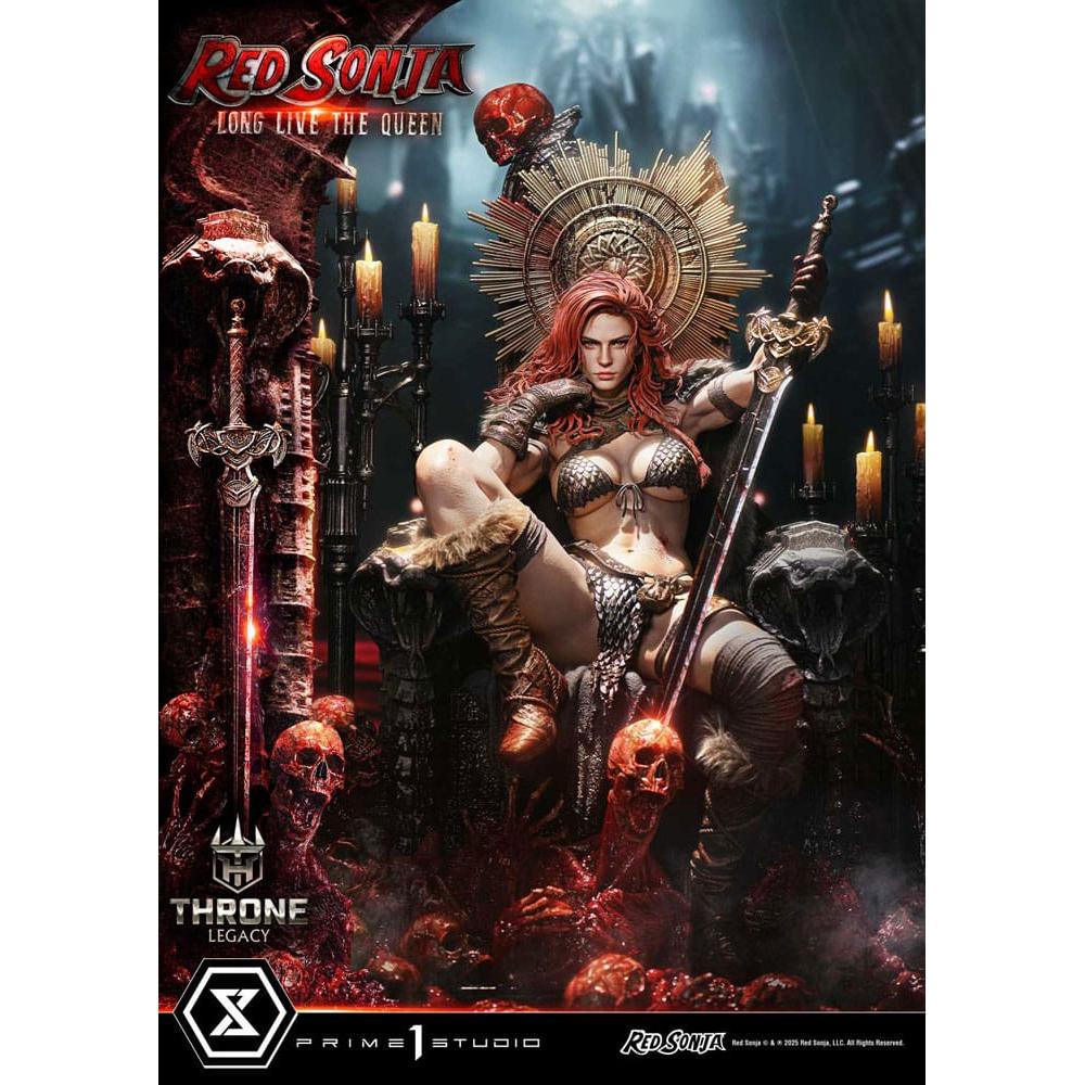 Red Sonja Long Live the Queen: Red Sonja: Throne Legacy: 1/3 Scale Statue - Prime 1 Studio Statue