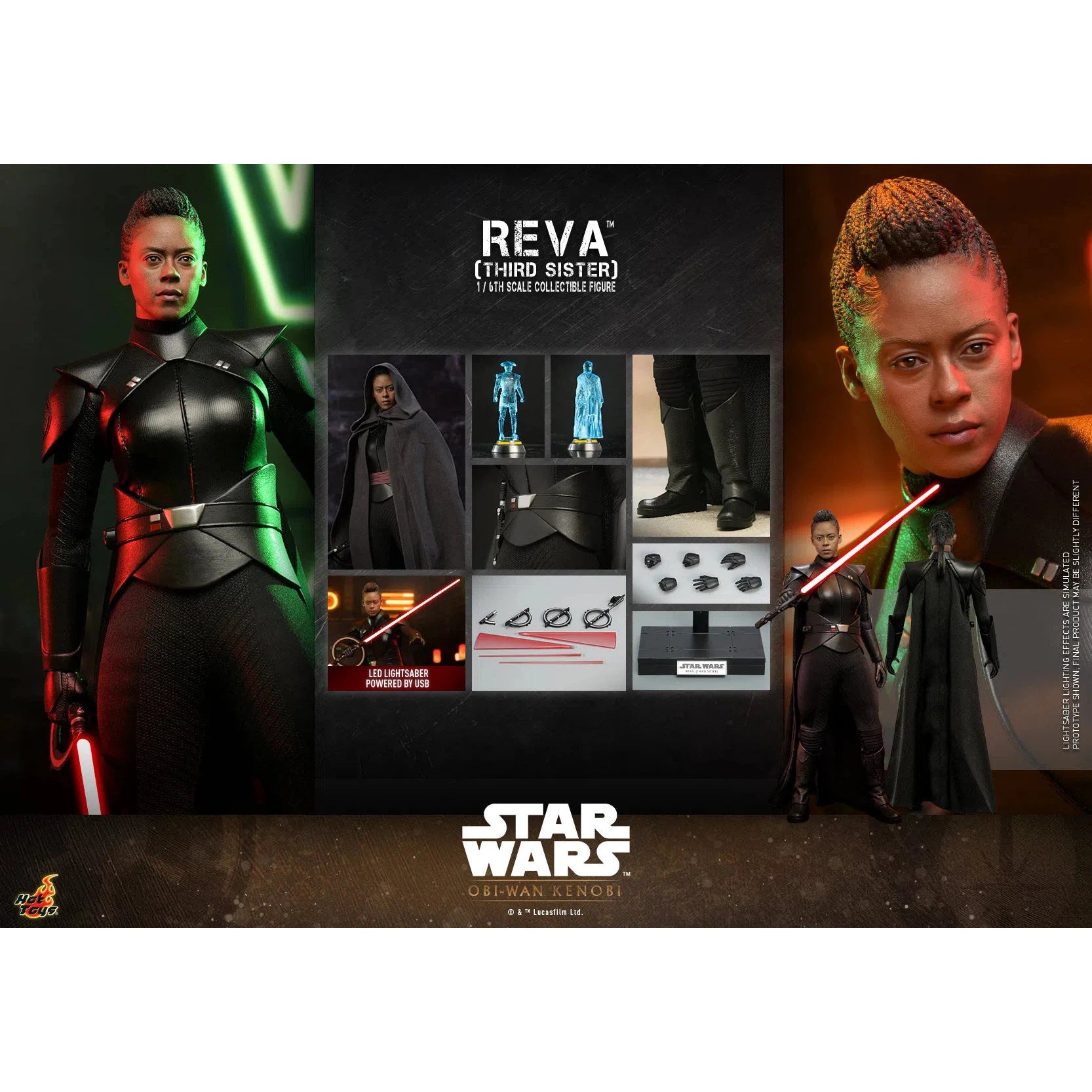 Reva: Third Sister: Star Wars: Obi-Wan Kenobi: TMS083: Hot Toys Hot Toys