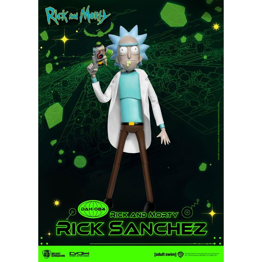 Rick and Morty: Rick Sanchez: Dynamic 8ction Heroes Action Figure - Beast Kingdom Toys Action Figures