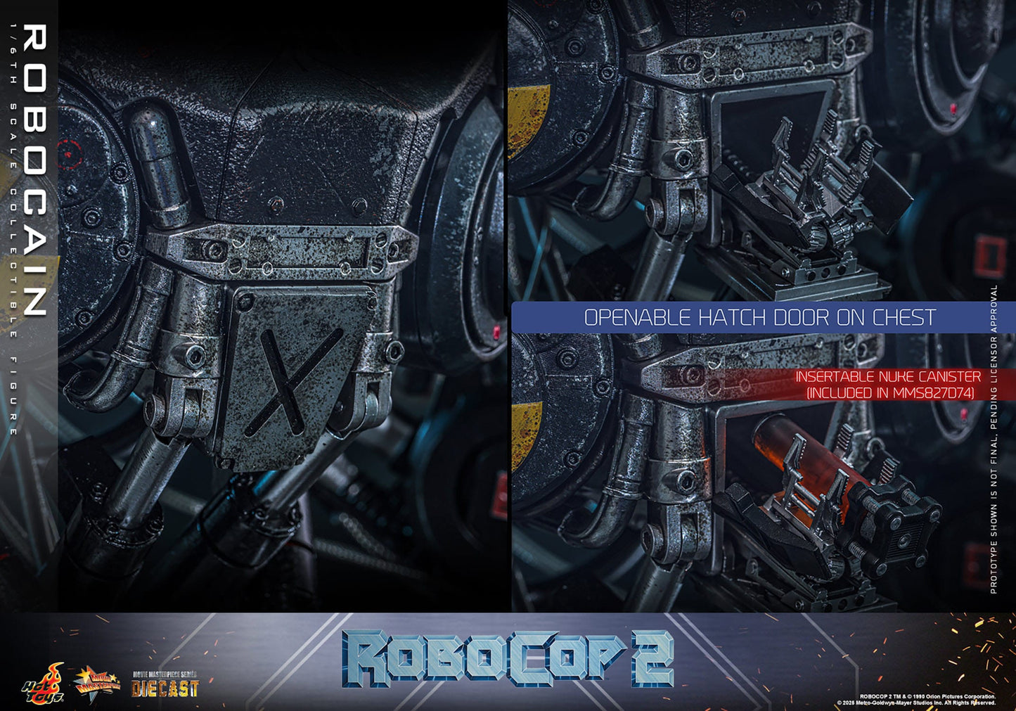 RoboCop 2: RoboCain: 1/6th - Hot Toys Action Figures