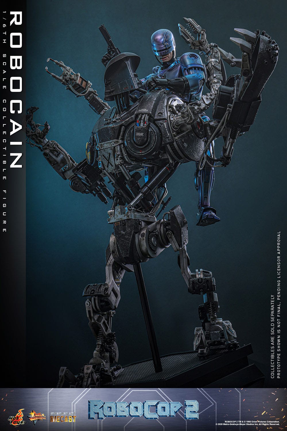 RoboCop 2: RoboCain: 1/6th - Hot Toys Action Figures