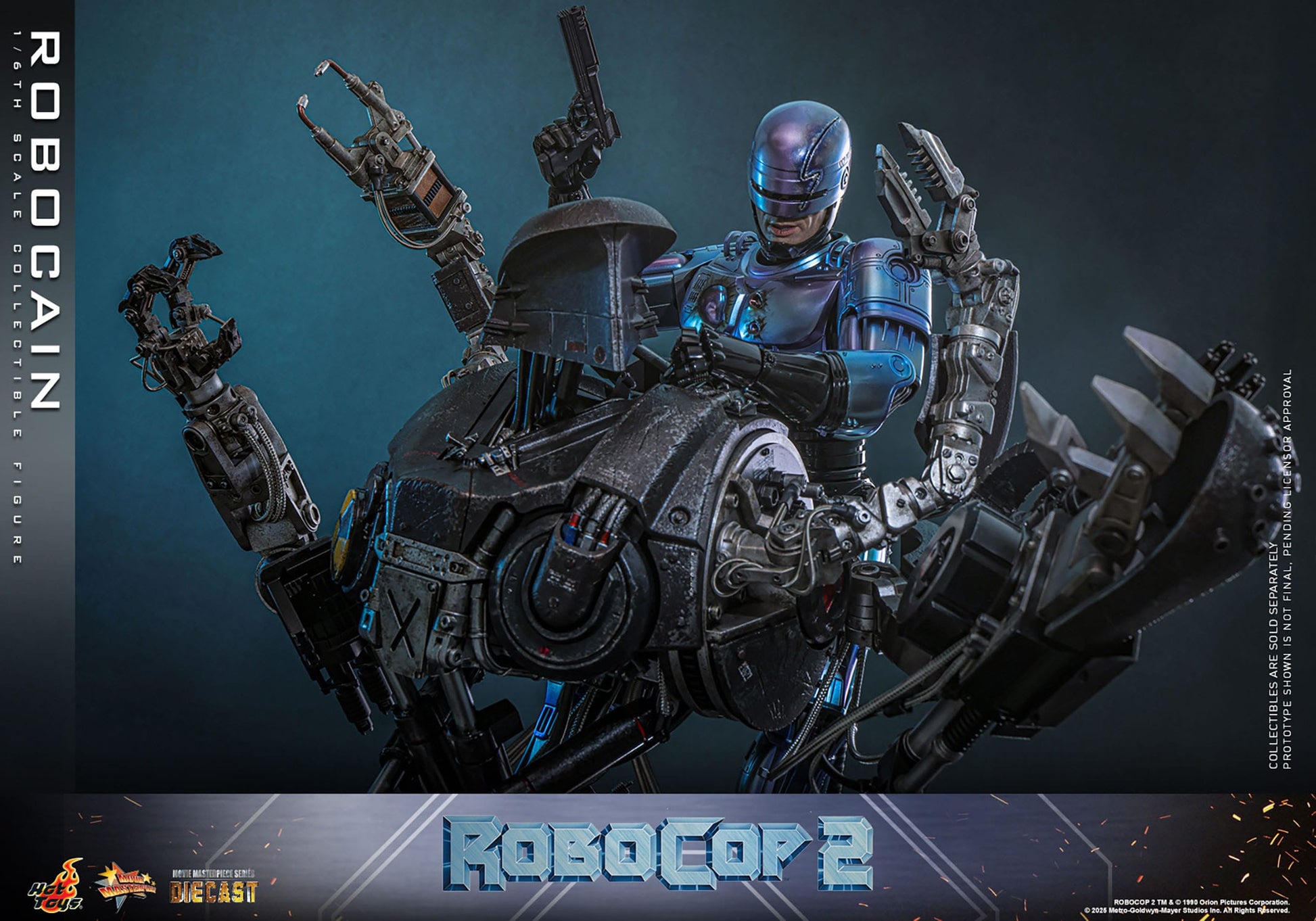 RoboCop 2: RoboCain: 1/6th Scale Action Figure: Hot Toys Hot Toys