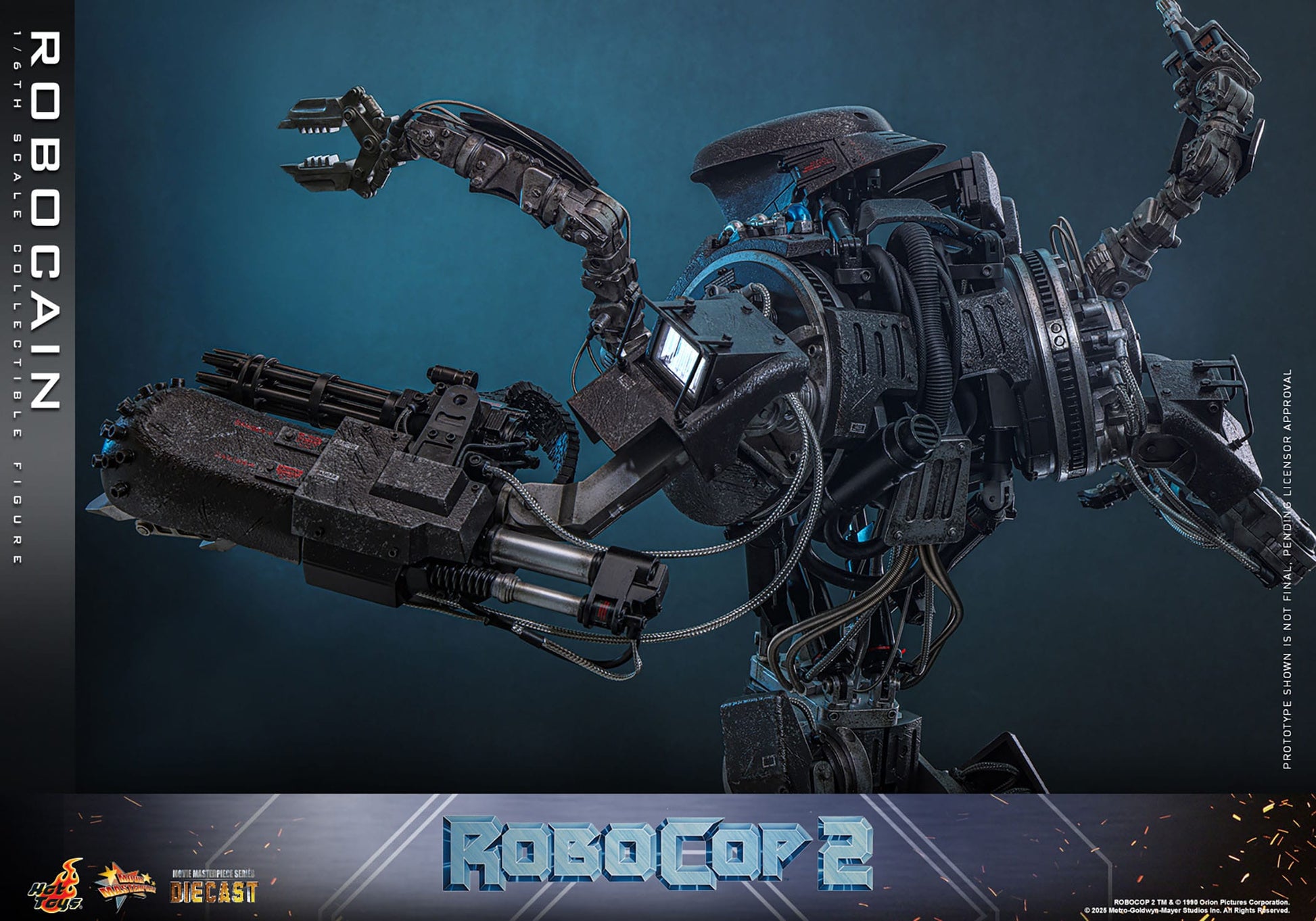 RoboCop 2: RoboCain: 1/6th Scale Action Figure: Hot Toys Hot Toys