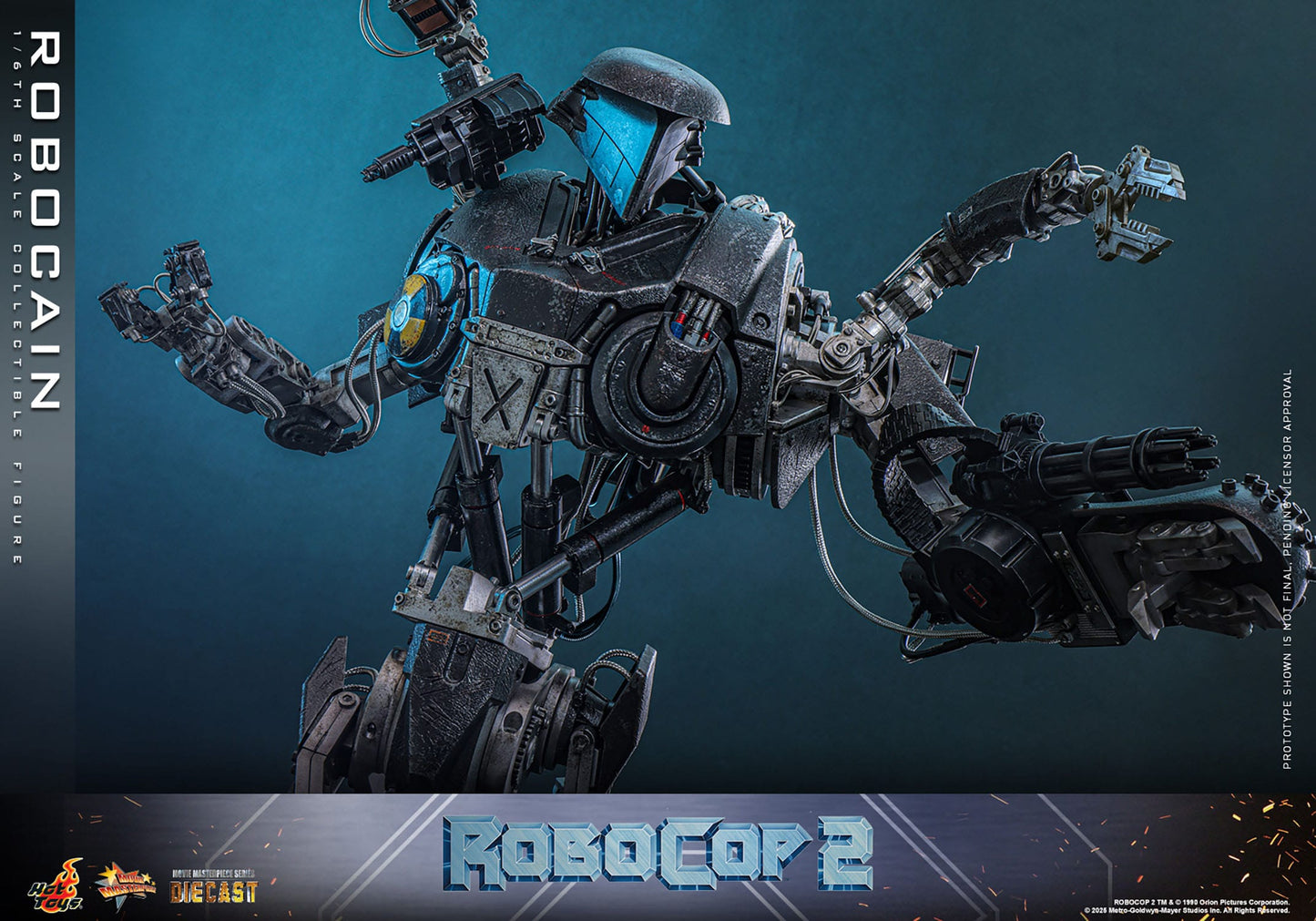 RoboCop 2: RoboCain: 1/6th Scale Action Figure: Hot Toys Hot Toys