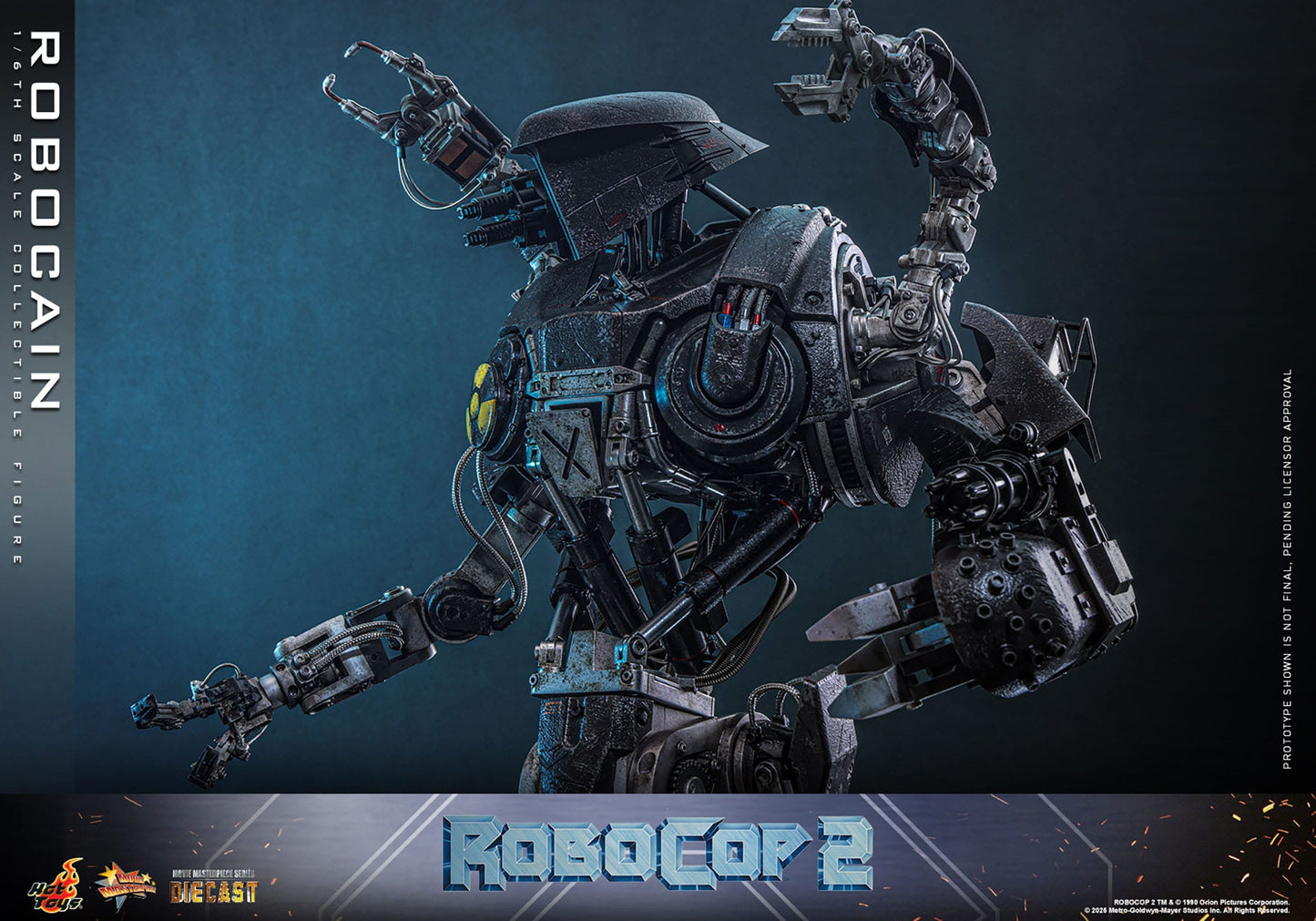 RoboCop 2: RoboCain: 1/6th Scale Action Figure: Hot Toys Hot Toys