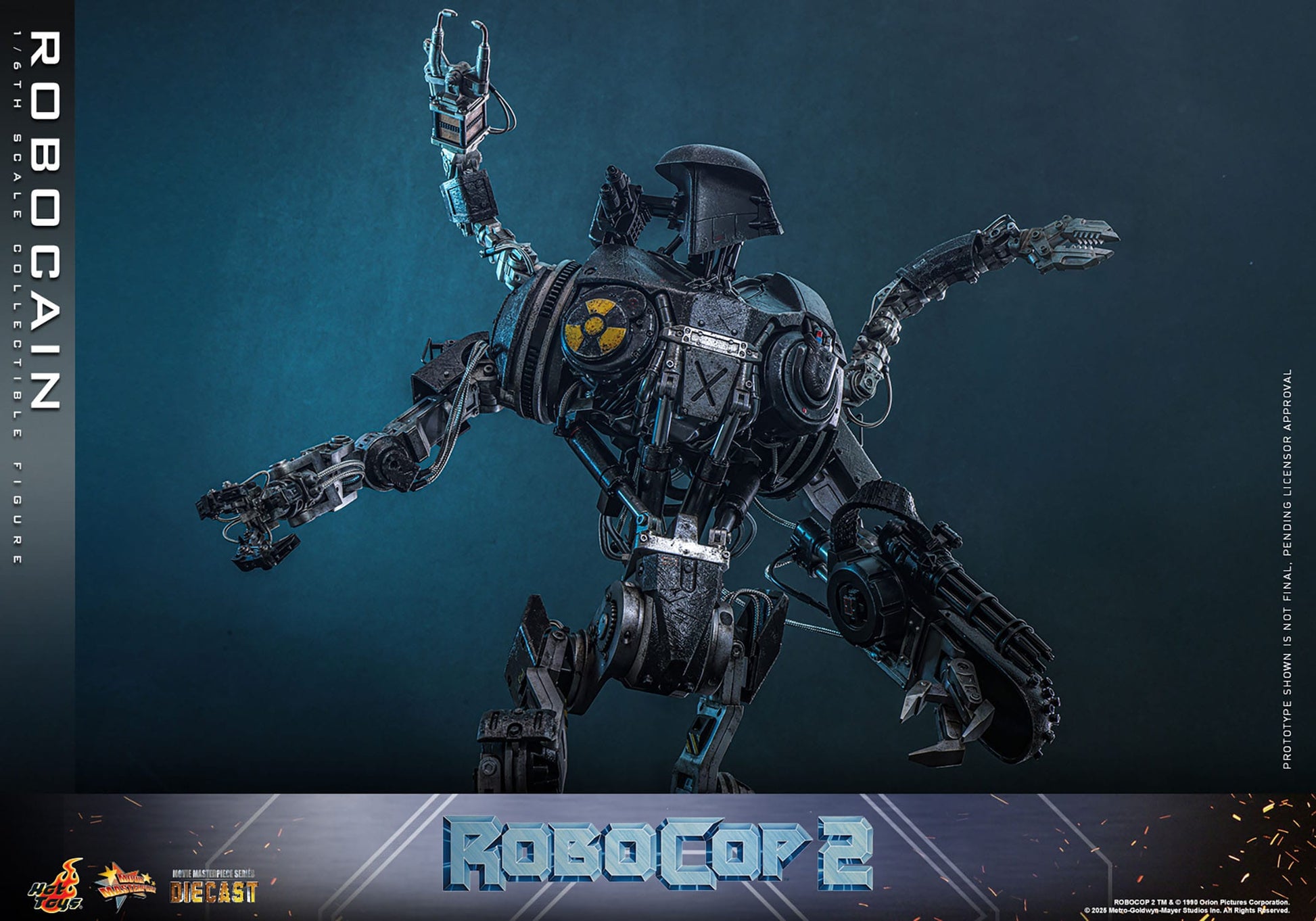 RoboCop 2: RoboCain: 1/6th Scale Action Figure: Hot Toys Hot Toys