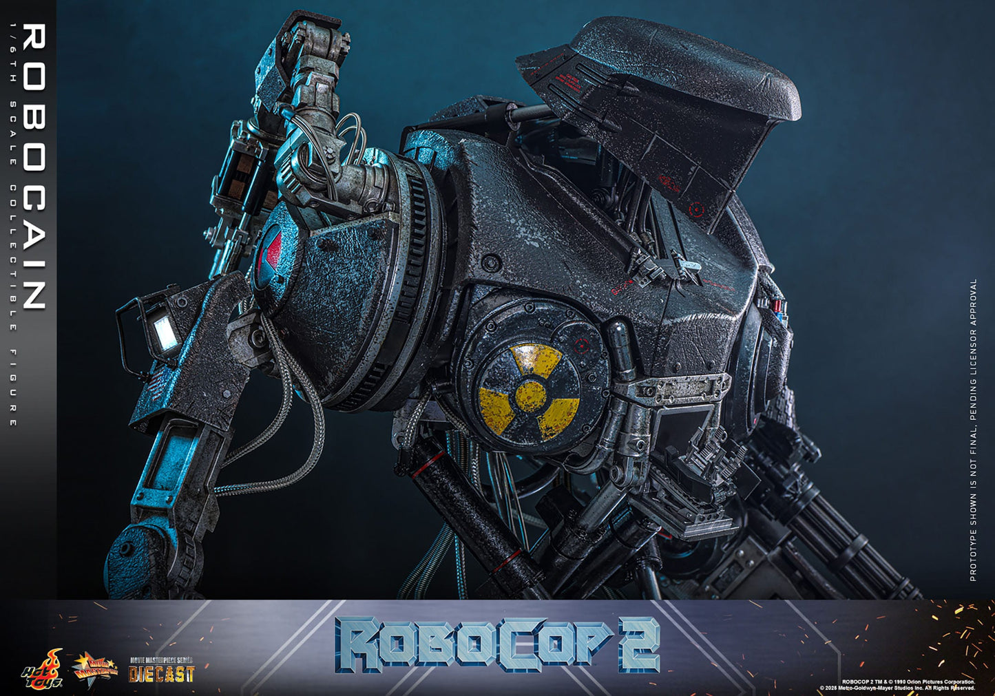 RoboCop 2: RoboCain: 1/6th Scale Action Figure: Hot Toys Hot Toys