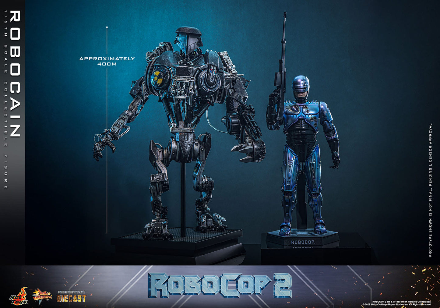 RoboCop 2: RoboCain: 1/6th Scale Action Figure: Hot Toys Hot Toys