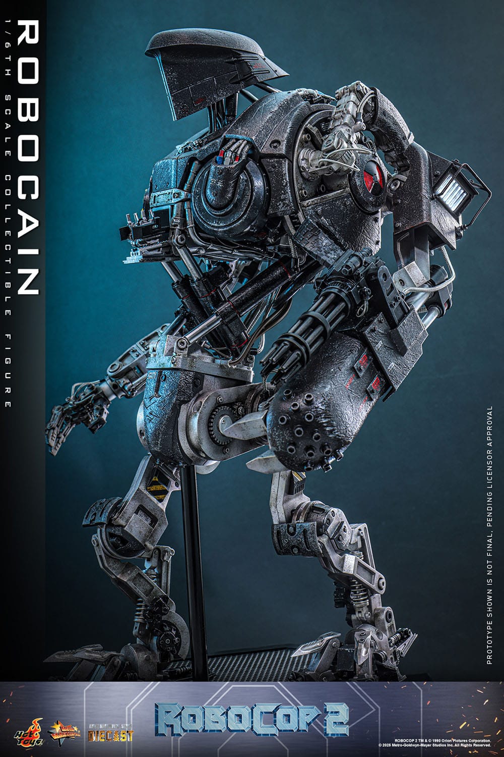 RoboCop 2: RoboCain: 1/6th Scale Action Figure: Hot Toys Hot Toys