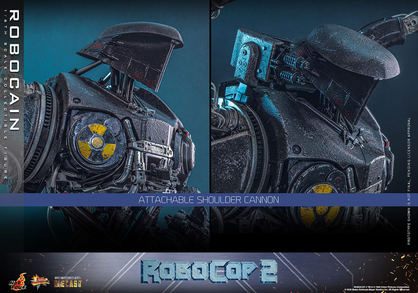 RoboCop 2: RoboCain: 1/6th Scale Action Figure: Hot Toys Hot Toys