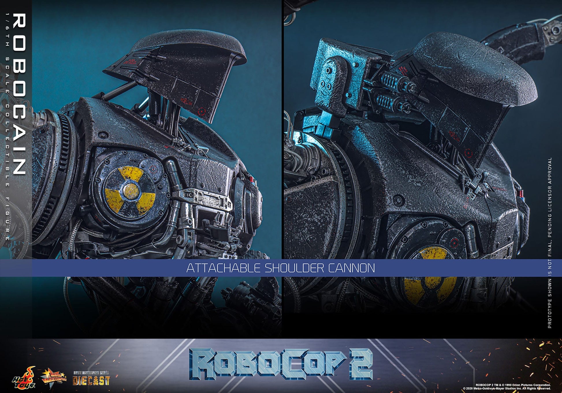 RoboCop 2: RoboCain: 1/6th Scale Action Figure: Hot Toys Hot Toys