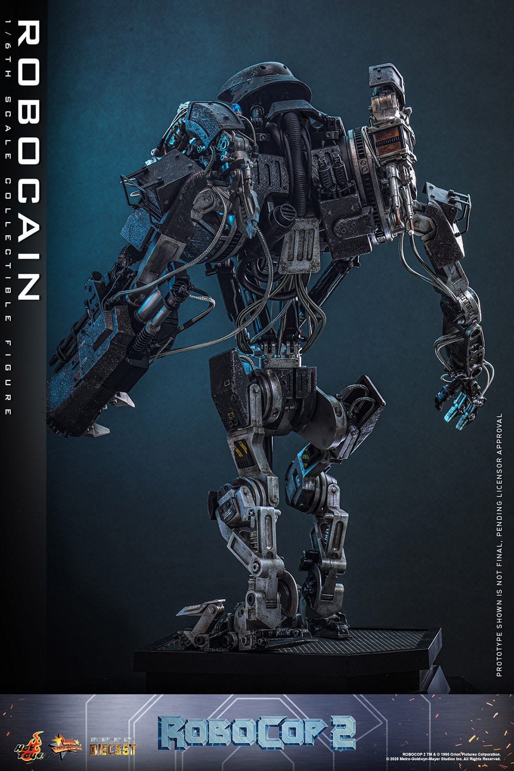 RoboCop 2: RoboCain: 1/6th Scale Action Figure: Hot Toys Hot Toys