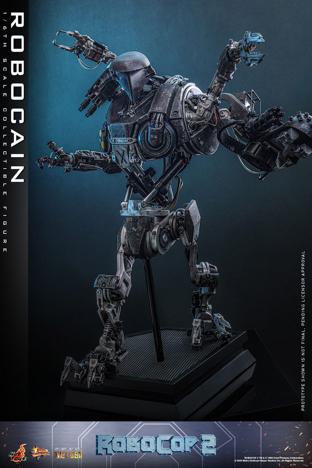 RoboCop 2: RoboCain: 1/6th Scale Action Figure: Hot Toys Hot Toys