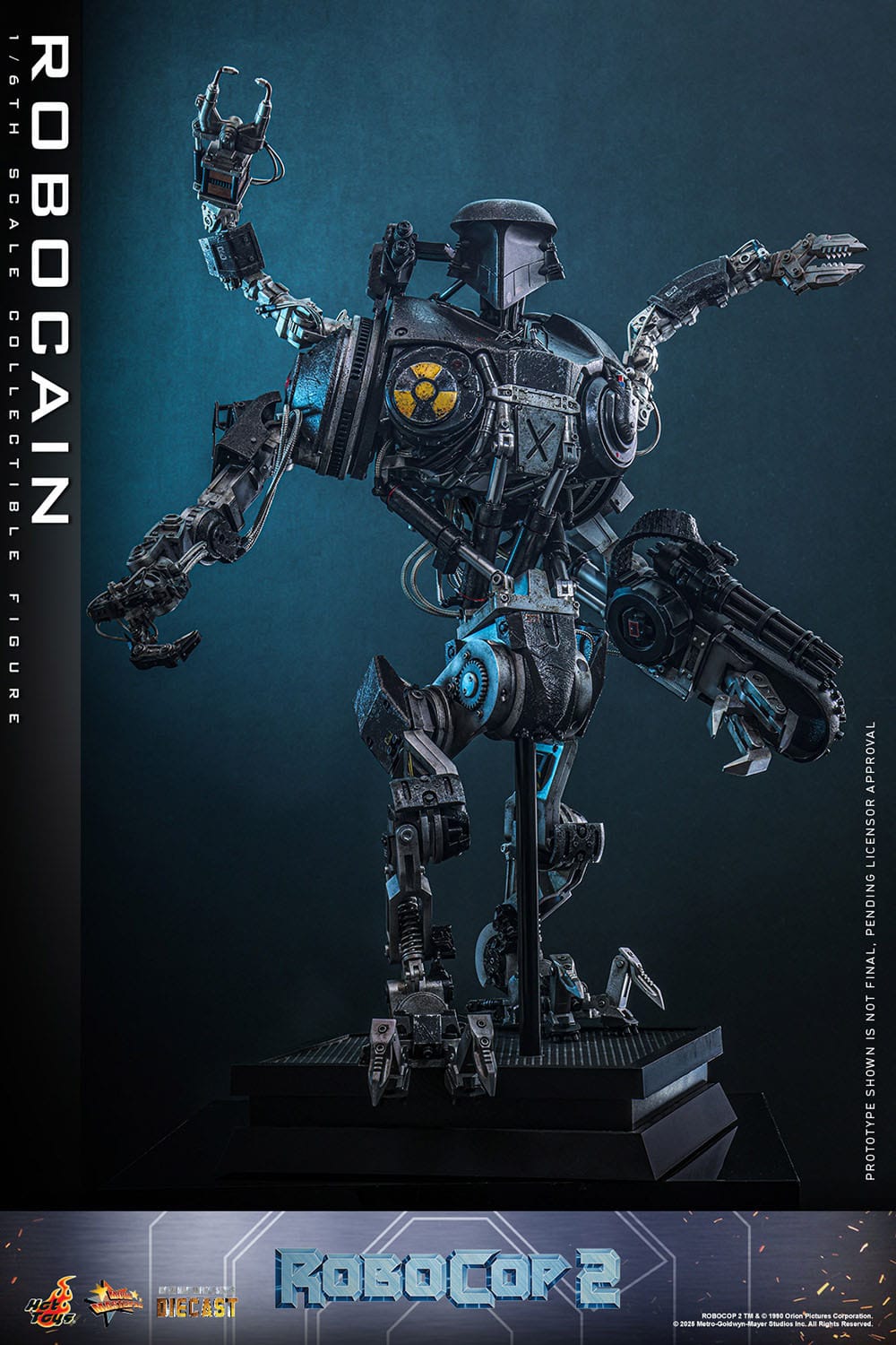 RoboCop 2: RoboCain: 1/6th Scale Action Figure: Hot Toys Hot Toys