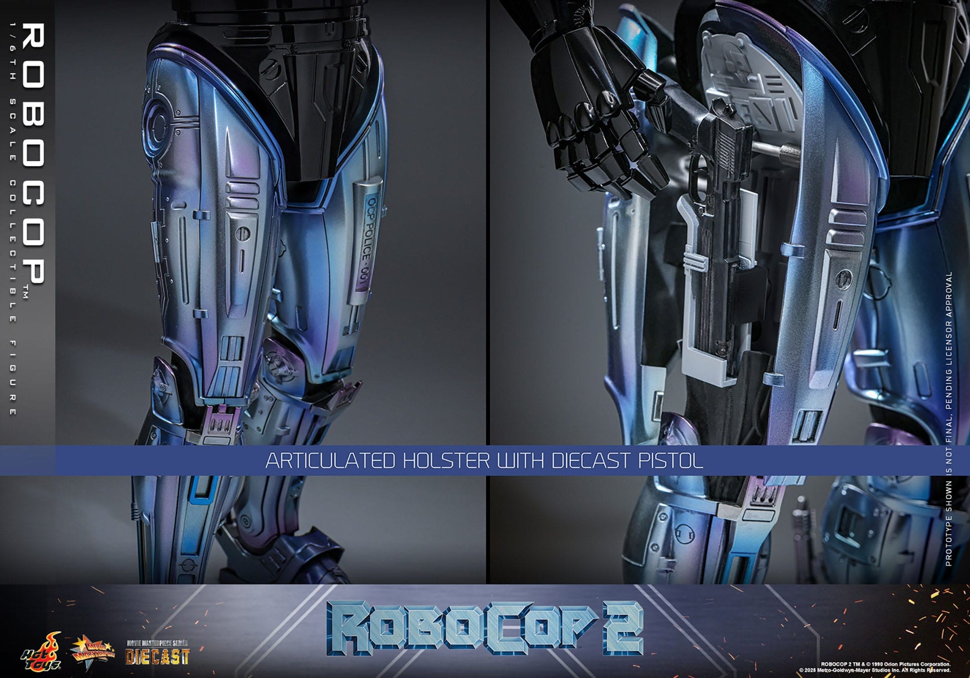 RoboCop 2: RoboCop: 1/6th Scale Action Figure - Hot Toys Action Figure