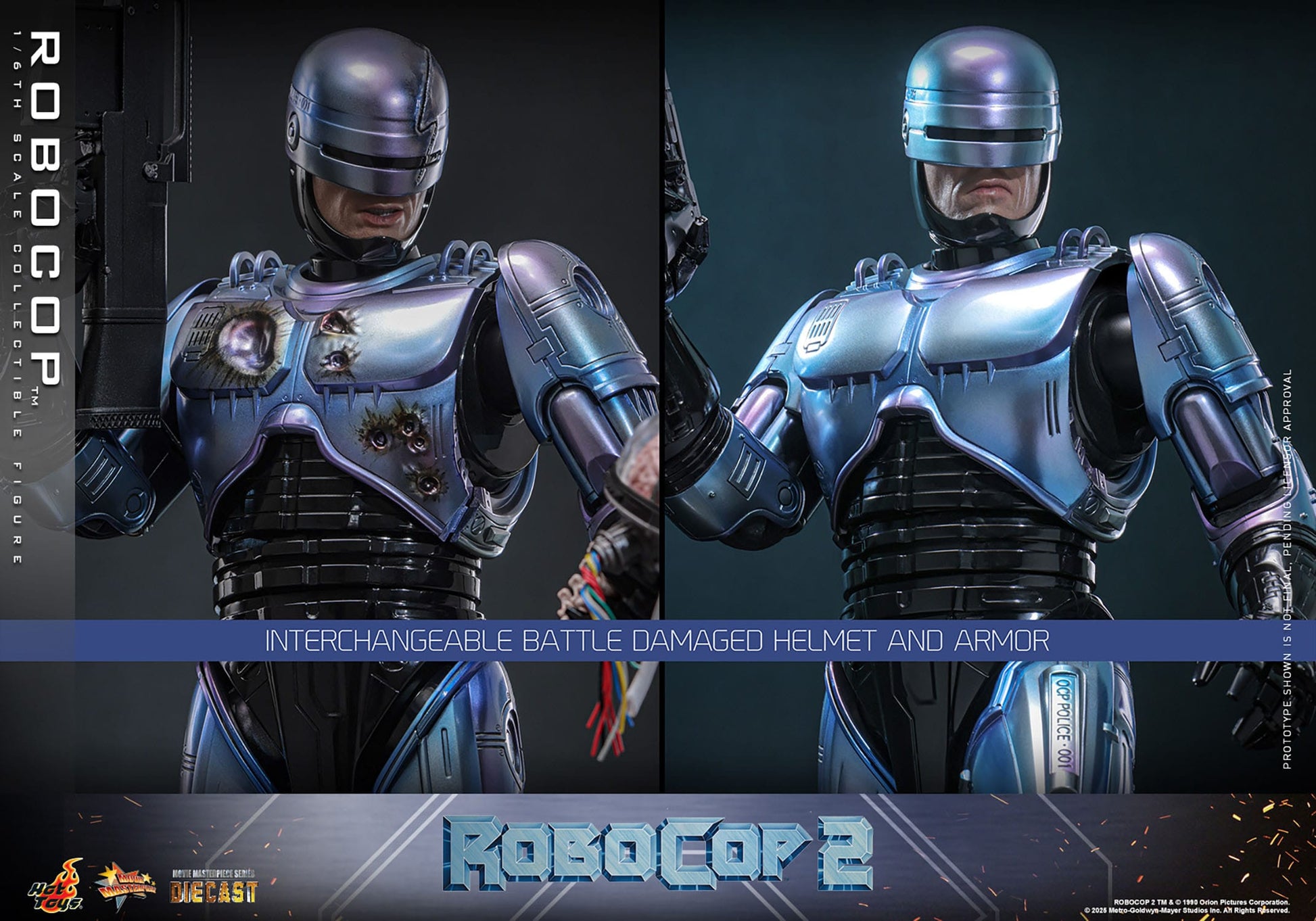 RoboCop 2: RoboCop: 1/6th Scale Action Figure - Hot Toys Action Figure